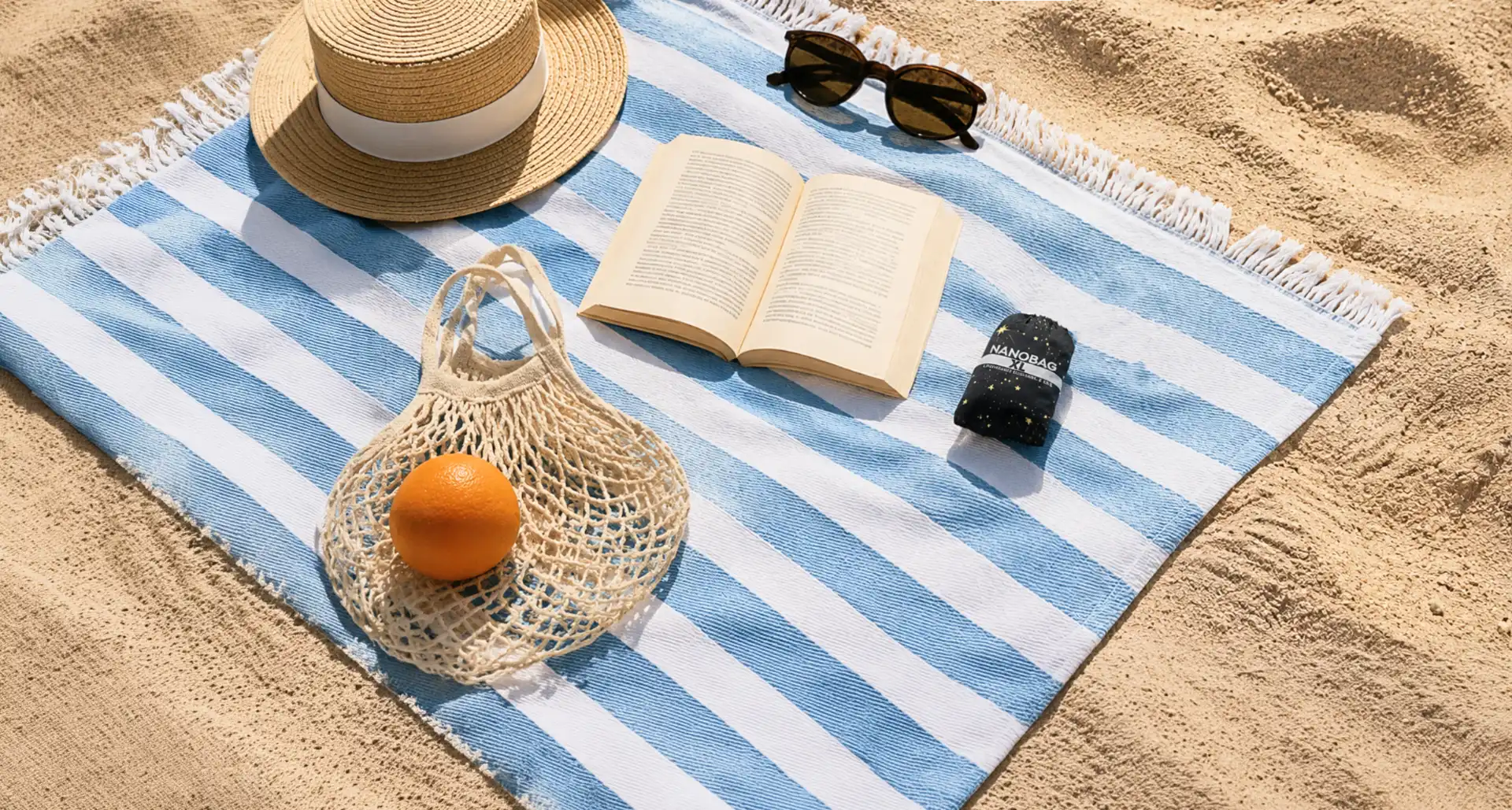Packable beach bags