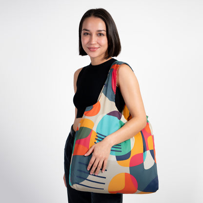 Abstract Geo Nanobag Foldable bag