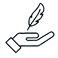 Lightweight feature icon black for Nanobag bag
