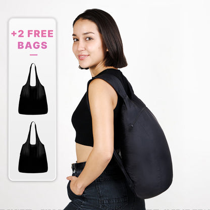 1x Daypack & 2x Free Standard Black