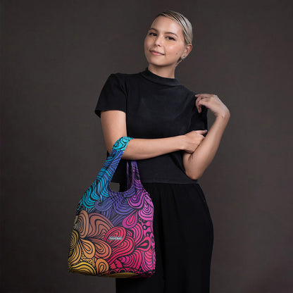 Woman with Colorful Micro Nanobag