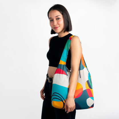 Woman with cute nanobag